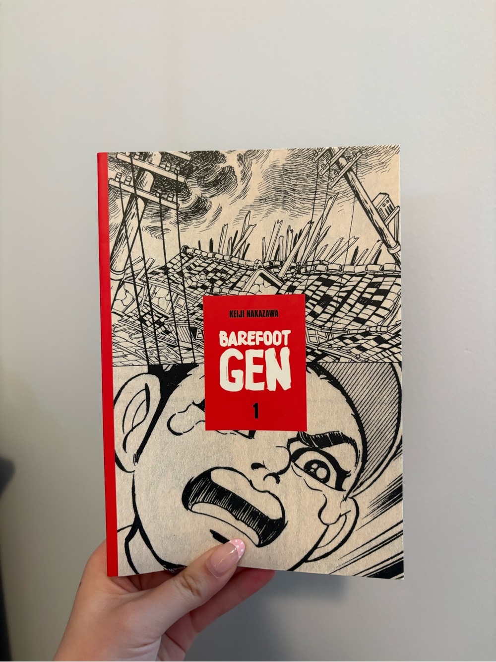 Barefoot Gen Vol. 1 Graphic Novel - Red, Black & Cream Cover